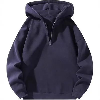 Moletom com fecho e capuz, estilo casual americano, solto, desportivo, cross-border, outono/inverno 2024, streetwear europeu e americano, Amazon