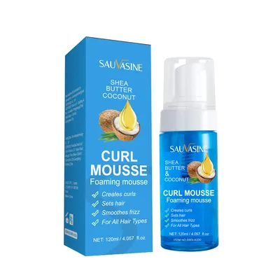 跨境硕沃馨SAUVASINE椰子卷发慕斯120ml