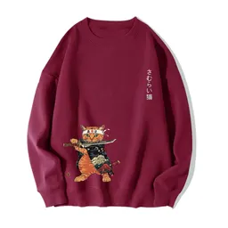Rundhalsad unisex student casual topp lös och mångsidig rundhalsad sweatshirt