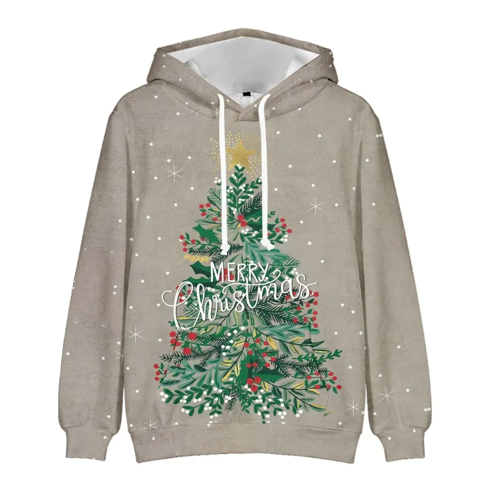 Moletom com capuz de Natal, elegante