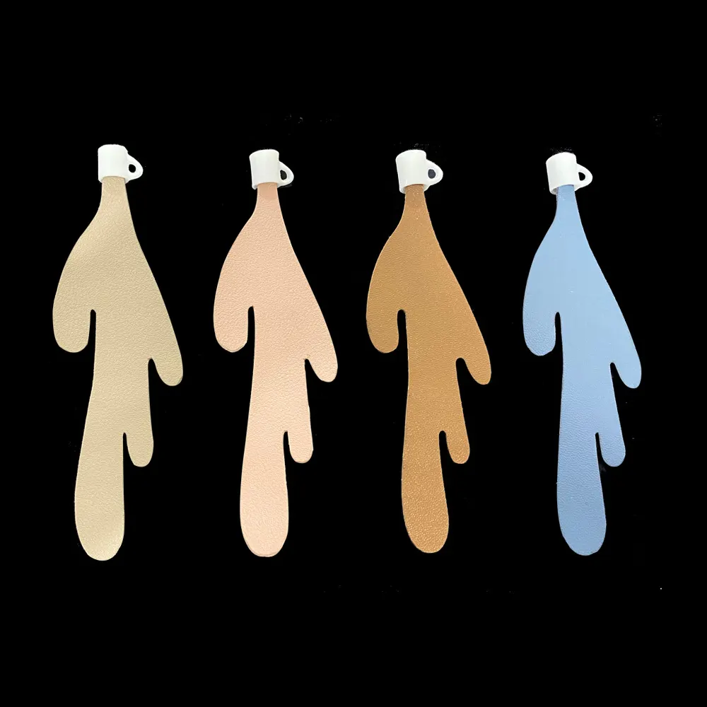 クリエイティブコーヒーカップブックマークレザークラフト