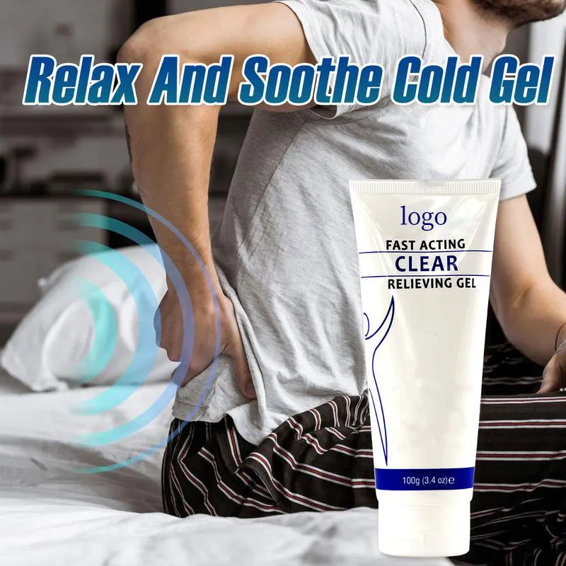 Gel calmante para cuidados corporais para exercício físico