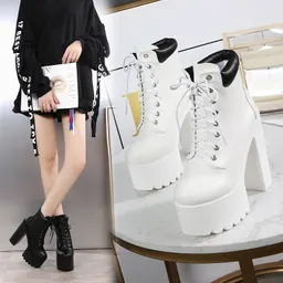 Botas Martin para Mulheres, de Salto Ultra Alto, para Pole Dance, Palco e Discoteca, Botas Curtas