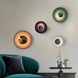 Lampa Enkel Sovrum Kreativ Entré Vardagsrum Korridor Bakgrundsvägg Sänglampa Dekorativ Lampa