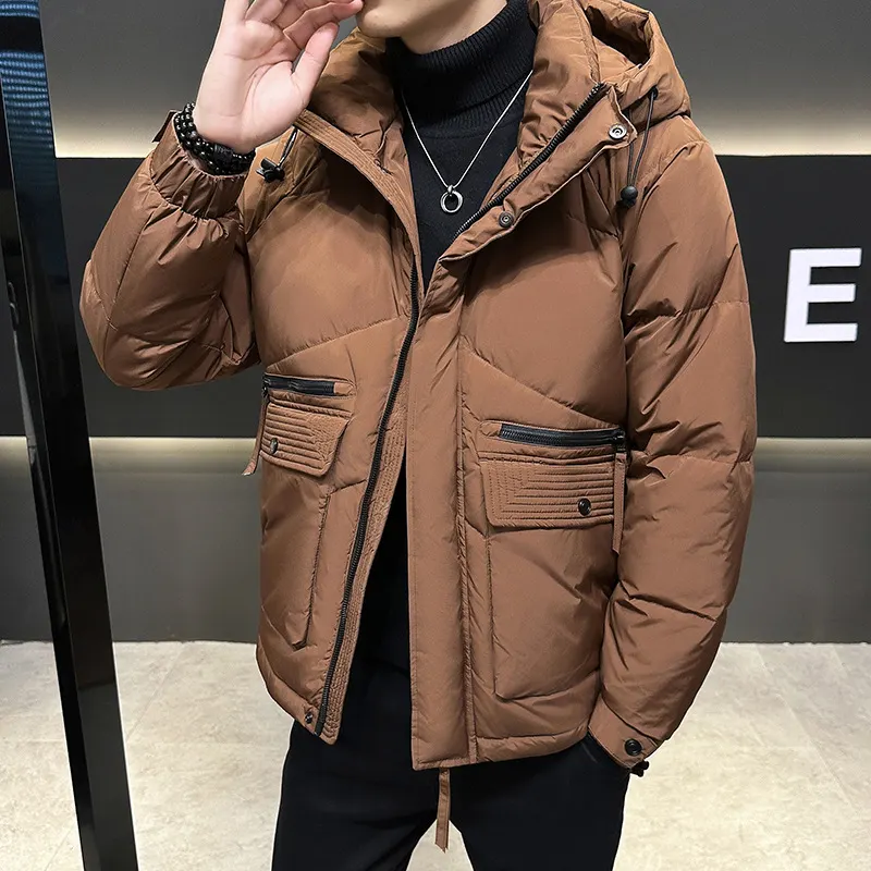 联爆年秋冬季潮流时尚港风羽绒服外套