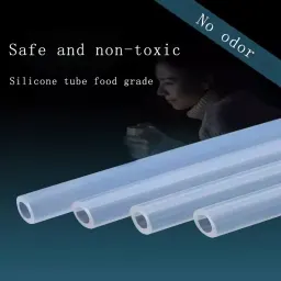 Tubo de silicone de qualidade alimentar, resistente a altas e baixas temperaturas, tubo específico para purificador de água