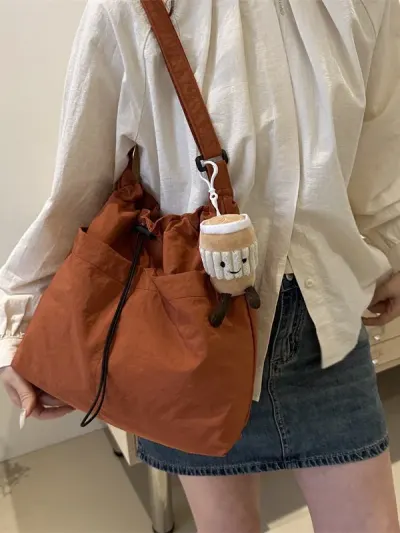 Bolsa de Axila Nova Elegante de Grande Capacidade e Alta Qualidade para Uso Casual, Trabalho e Deslocamento, Bolsa de Ombro e Transversal