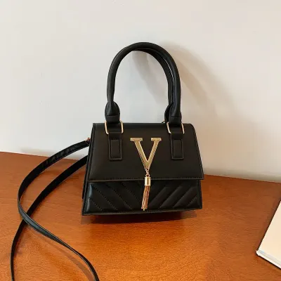 Nova Bolsa de Mão Pequena Quadrada, Estilo Casual Retrô, Personalidade Minimalista, Bolsa de Ombro e Transversal Elegante e Moderna para Trabalho