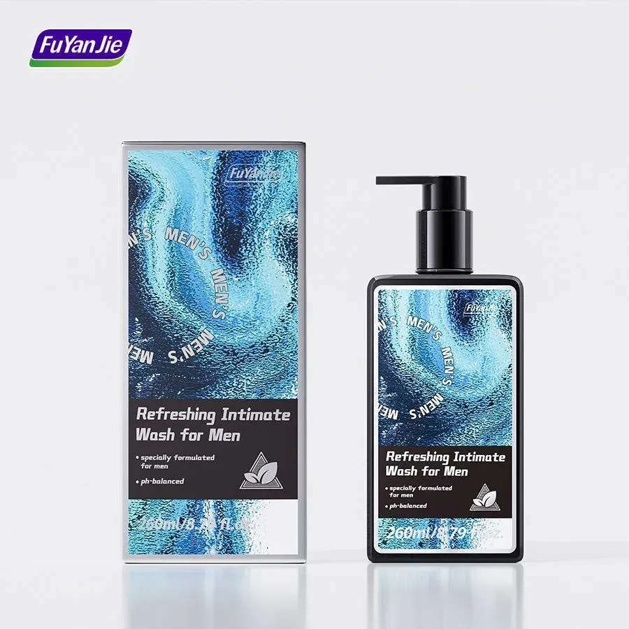 5 frascos de lavagem masculina Fu Yan Jie para higiene íntima masculina