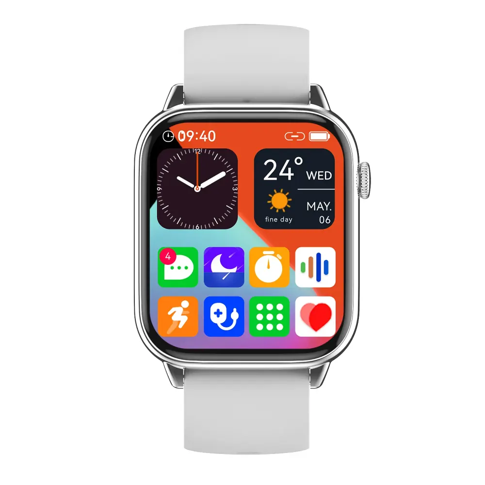 Relógio Inteligente Bluetooth de Chamada com Ecrã Grande Sem Bordas HD11 LEFIT LeFei para Pagamento, Multifuncional Desportivo, Frequência Cardíaca, Pressão Arterial, Música, Pedómetro Universal, Saúde à Prova de Água