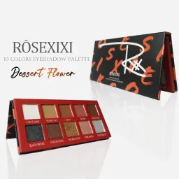 Paleta de sombras 10 cores Rosexixi