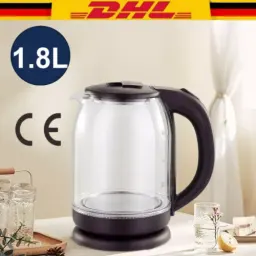 Chaleira de vidro de borosilicato elevado - Modelo Cabeça de Bala