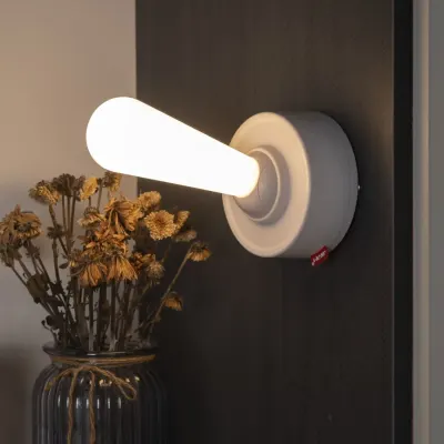 Creative USB-uppladdningsbar varningslampa med LED-ögonskydd för skrivbord, INS-stil nattlampa för sovrum