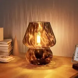 ONEWISH svamp-liten vintage skrivbordslampa