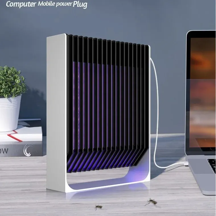 Luminária USB Matamosquitos com Choque Elétrico
