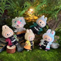 [衣類のみ] Labubu 鬼滅の刃 コスチューム - 第1/2/3世代ブラインドボックスドールアクセサリー