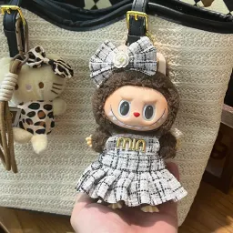 17cm Labubuフィギュア、第1/2/3世代ドールアウトフィット、コスチュームドレス対応 - 衣類のみ