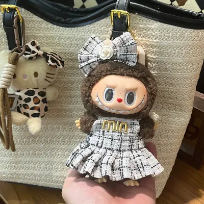 Compatible con figuras Labubu de 17 cm, trajes de muñeca de 1ª/2ª/3ª generación, vestido de disfraz - Solo ropa | Solo conjunto de ropa