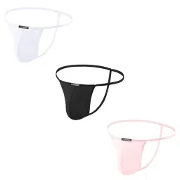 3PCS Ropa Interior Masculina Estilo Bikini Tanga Sexy para Hombre, Cintura Baja, Color Sólido, Cómodo y Transpirable, Jockstrap Gay, Tanga Hueca para Hombre