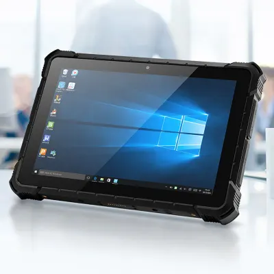 Billig fabrik 10-tums Intel N100 4G industriell robust surfplatta med NFC, streckkod, RJ45, RS232, dockningsstation, Windows robust surfplatta