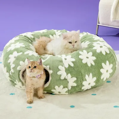 Túnel de Pelúcia Macio para Gatos por Grosso, Cama para Animais, Túnel de Brinquedo para Gatos, Caverna Escondida, Quantidade Mínima de Pedido 100 Unidades