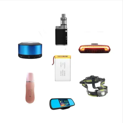 Baterias de polímero de lítio 603048 Pouch Cell 1000mAh 3.7V de boa qualidade para eletrónica de consumo e ventoinhas portáteis recarregáveis