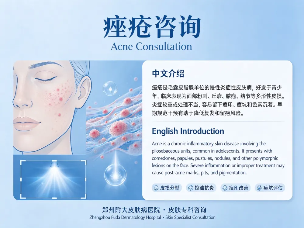 Taxa de consulta para tratamento de acne
