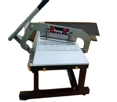 Manual Operated Straight Blade Cloth Cutter Fabric Straight Cutting Machine