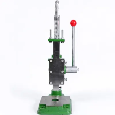 Solid Weighted Desktop Manual Press Machine Small Hand Stamping Machine, Hand Puncher for Hole Punching