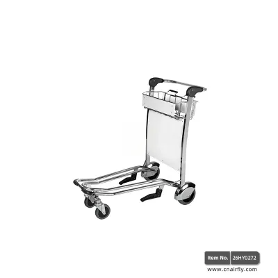 Airport ground luggage trolley