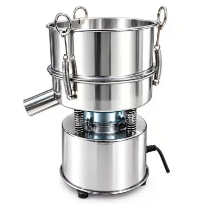Electric Vibrating Sieve Machine Mini Sample Sieve Shaker Small Laboratory Powder Screening Sifter for Powder Test & Filtration
