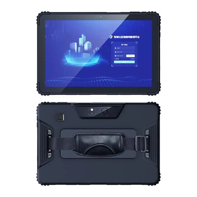 最便宜的厂家直供 10英寸 Android 坚固平板电脑，FHD 分辨率，5G，USB 3.0，工业级坚固平板电脑，带 NFC、指纹识别、2D 条码扫描器