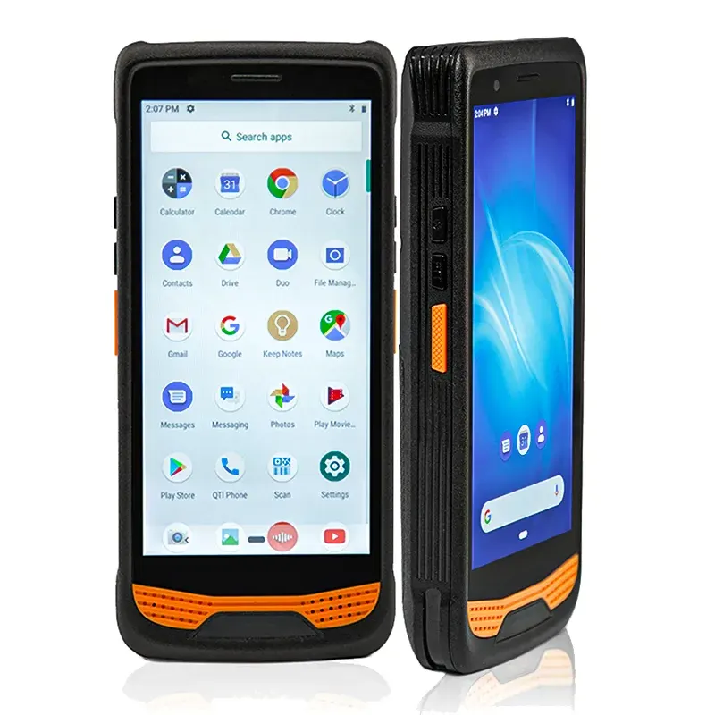 Billigaste fabrikens PDA-enheter handterminal med Qualcomm Android 13 PTT NFC UHF RFID 2D-streckkodsskanner dockningsladdare robusta PDA-enheter