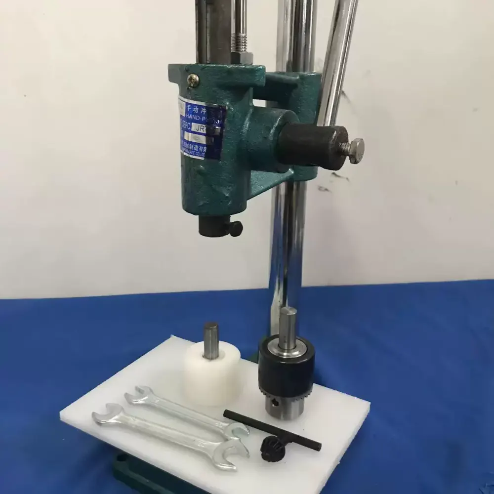 Tyst läderstansmaskin för läderhantverk och sömnad, DIY-hålstansare för läder
