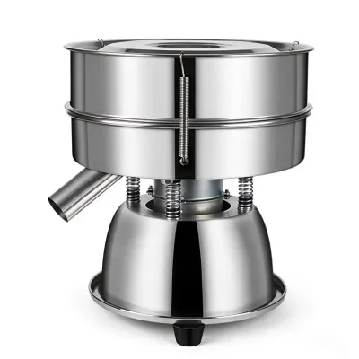 Small Electric Vibrating Sieve Stainless Steel Powder Sifting Machine