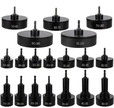 Capping Head with Rubber Insert 10-100mm for Handheld Electric Bottle Cap Tightener & Screwing Machine