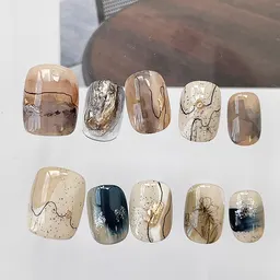 Uñas de Manicura Hechas a Mano  Ve a las Montañas