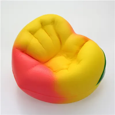 Squishy gränsöverskridande PU-simulering långsam återhämtning överdimensionerad jordgubbs vattenmelon ananas fruktserie avlastningsleksak