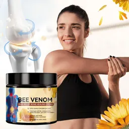 Creme para Cuidados Corporais com Veneno de Abelha, 60ml, Alivia Dores nas Articulações Corporais