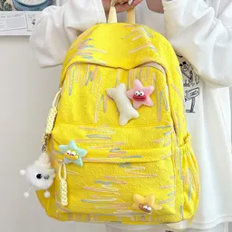 Mochila Escolar de Alto Valor para Niñas, Estudiantes Universitarias, Mochila Bonita Estilo Ins, Mochila para Estudiantes de Secundaria Estilo Soft Girl, Mochila Versátil