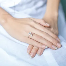 خاتم أيلوكي من الفضة الإسترلينية S925