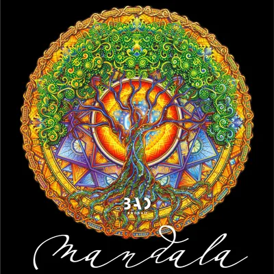 Quebra-cabeça irregular de madeira, quebra-cabeça redondo MADALA Mandala, padrão de flor auspiciosa e totem