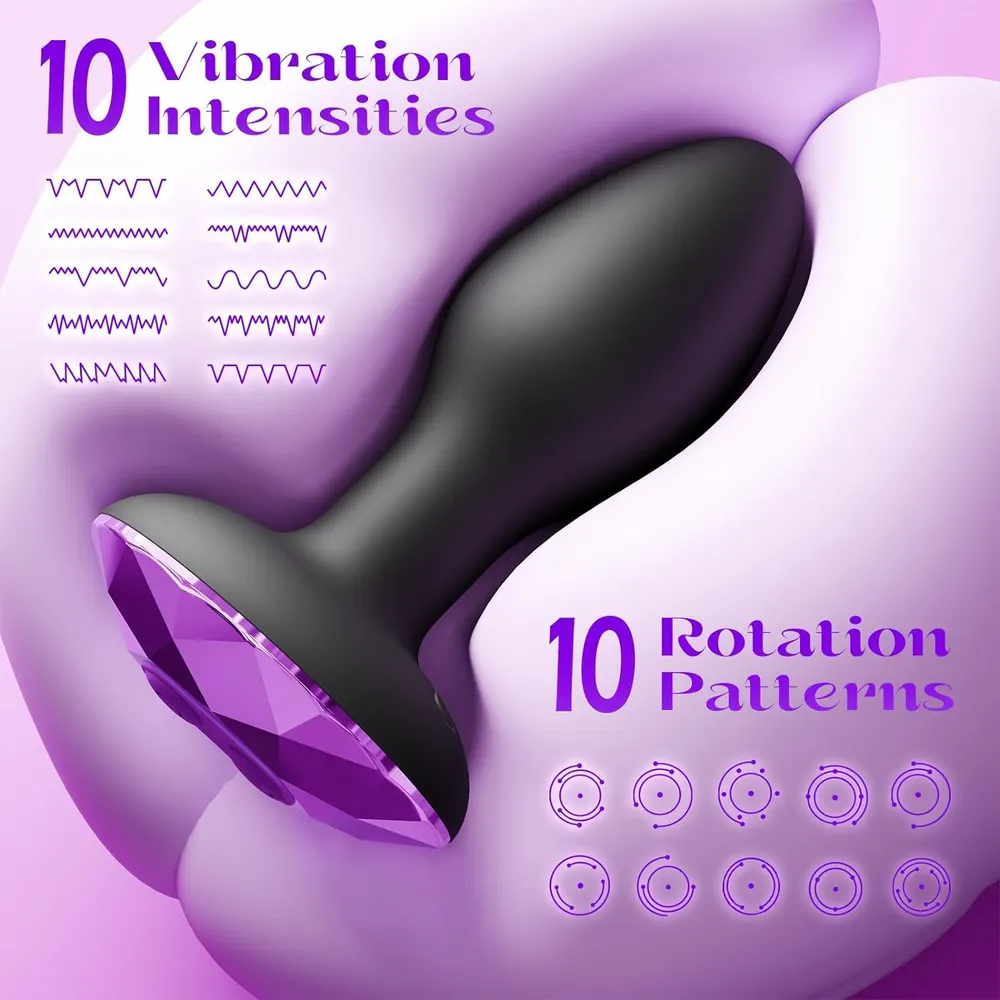 Massageador Vibratório Sem Fio com Controlo Remoto