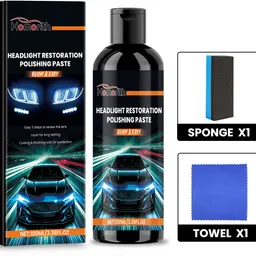Creme de reparação para faróis de carro