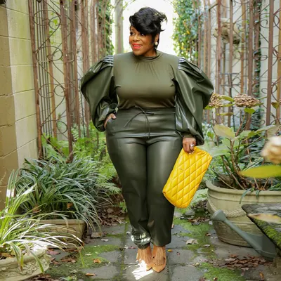 Conjunto casual de tendência de moda com revestimento e patchwork europeu e americano, plus size