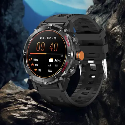 Smartwatch de 1,43 polegadas, monitor de oxigénio no sangue, GPS, altitude, pressão barométrica