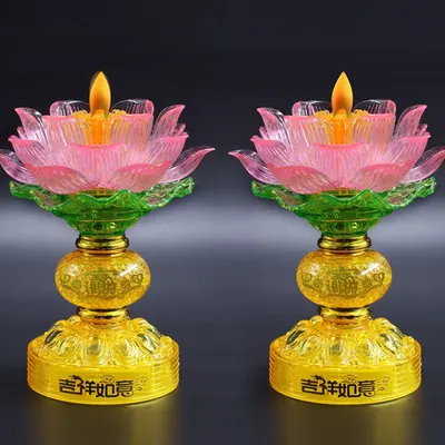 蓮花燈家用燈門佛祖