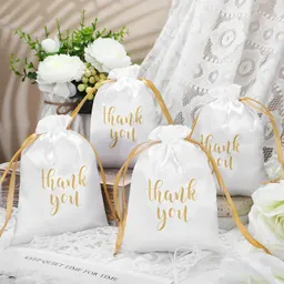 Sacos de doces cor-de-rosa com estampado de letras, para presentes de casamento, festas de aniversário