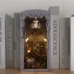 Montagem de Estante de Livros DIY com Piano Secreto Artesanal