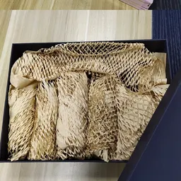 ورق تغليف من الورق العسل، وسادة من الورق العسل